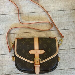 Brown crossbody bag